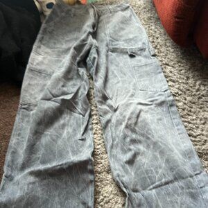 Altar'd State acid wash wide leg jeans size M